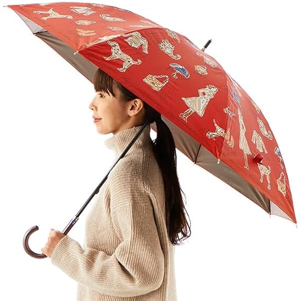 アクアスキュータム【晴雨兼用傘】ロンドンガール Aquascutum（アクアスキュータム）】 ロンドンガールイラスト