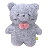 サンレモン ふわふわたっとん ぬいぐるみ M ねこ GY