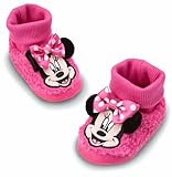 Disney(ディズニー)Minnie Mouse Plush Slippers for Baby　ミニーマウスぬいぐるみスリッパ 【並行輸入品】 (2TR(日本サイズ2才14.4cm))