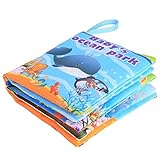 eshion幼児ベビー玩具早期学習教育カラフルな動物Read Books柔らかい布帳 Whales ESM031098#