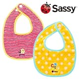 Sassy(サッシー) エアリータオル・ビブセット(スマイリー＆バンブル) [Baby Product]