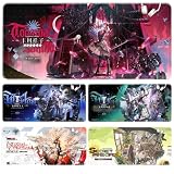 アークナイツ マウスパッド アーミヤ 新約エクシア ウィシャデル グッズ 同人 大型 ゲーミングマウスパッド キーボードパッド ゴム製 デスクマット プレイマット 非公式 (800*300*3mm,10) [並行輸入品]