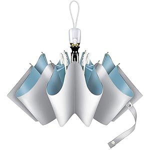 日傘 完全遮光 シルバーコーティング おりたたみ傘 ワンタッチ 自動開閉 8本骨 シルバーコーティング ひんやり傘 レディース uvカット 100 遮光 軽量 折りたたみ 傘 折り畳み傘 メンズ 晴雨兼用 遮熱