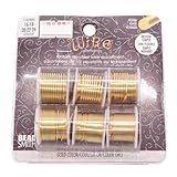 ビーズスミス ターニッシュワイヤー NTWG-6P 1セット ゴールド