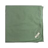 My Blankee Organic Cotton Jersey Knit Swaddle Baby Blanket, 47 X 47, Olive Green