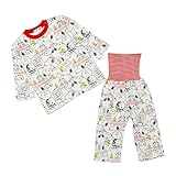 ▲▽ピーナッツ【Peanut】国内正規品△▼ スヌーピーあったか裏起毛はらまき付きパンツパジャマ90cm：95cm (95cm, スヌーピー)