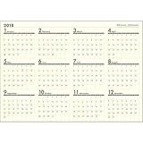 ユナイテッドビーズ 2018年 カレンダー ポスター B3 書込み Cタイプ CL181-POC-B3