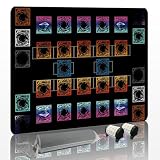 遊戯王プレイマット、2人用、フリーカウンター×2、収納バッグマスタールデュエルフィールドゾーン、ラージカードゲームマット、オリジナルアートデザイン&アクセサリー(ベーシック)