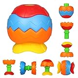積み木 知育玩具 ボール ボールがさね ボール積み 幼児のおもちゃ 形合わせ 一歳以上～子供 一セット(5pcs)