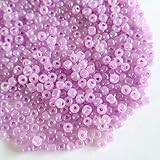 海外製 丸大シードビーズ (ペールラベンダー)