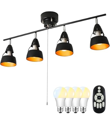 Amazon | オーム電機 4灯シーリングライト ホワイト 電球別売 LT