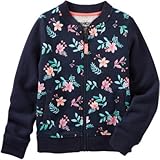 オシュコシュ OSHKOSH/ フローラル フレンチテリー ボンバー ジャケット カラー アウタージャケット 7歳【並行輸入】