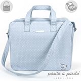 Suitcase Atelier Sky Blue A Pois by Pasito a Pasito