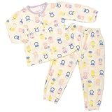 ガールズトドラーパジャマ[enfant pur]女の子|女児|子供用マトリョーシカ柄|パジャマ上下セット 120cm ラベンダー