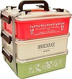 グローバルアロー ニコロ お弁当箱 3段 ランチボックス (ＰＫ×ＧＲ（07）)