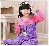 (チェリーレッド) CherryRed 子供 女の子 ファション パジャマ ルームウェア 部屋着 寝間着 上下2点セット 長袖 フリース 春秋向け リラックス 快適 気持ち良い コットン 140 パー