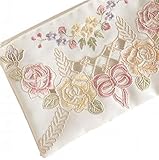 ポーチ おしゃれ レディース 高級コード刺繍マルチケース リボン&ローズ