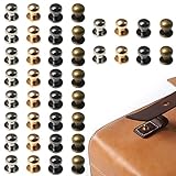 Doyime ドロップハンドル トチカン 40個セット 4色 レザークラフト リベット スタッド ジョイント金具 回転式 バックル 留め具 金具 手芸 パーツ