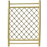 人工竹垣　プラスチック枝折戸　幅2.5尺　W75cm×H105cm