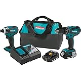 マキタ Makita 18V 充電式 インパクトドライバー ドリルドライバー リチウムイオン バッテリー 充電器 セット XT273R 日本仕様済 【並行輸入品】
