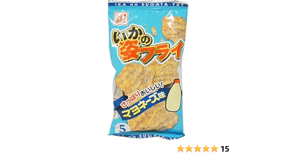 Amazon 全珍 いかの姿フライ マヨフライ さっぱりマヨネーズ味 5枚 10袋 全珍 駄菓子 通販
