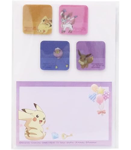 Amazon.co.jp: ポケモンセンターオリジナル ブック型ふせん Pokémon