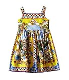 [ドルチェアンドガッバーナ] Dolce & Gabbana Kids ガールズ Printed Dress (Toddler/Little Kids) ドレス Multi Print 6 (Litt