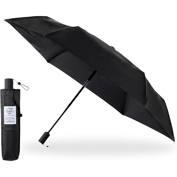 3秒で畳める日傘　晴雨兼用　ブラック Amazon | [ムーンバット]3秒でたためる傘 urawaza 日傘 遮熱