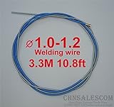 CHNsalescom MIG MAG溶接標準ライナー1.0-1.2溶接ワイヤーユーロコネクタ3.3M 10.8フィート