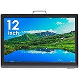 Bonarca 12.1インチ ポータブルテレビ 液晶テレビ 録画機能搭載 タイムシフト機能 AC・DC電源対応 バッテリー内蔵 ワンセグ フルセグ UM-12FD