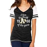 MLB Oakland AthleticsレディースカラーブロックTee、Large、ブラック