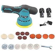 Amazon | ポリッシャー 充電式 ダブルアクション 8段階変速 研磨器 大