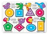 Melissa & Doug Shapes Peg Puzzle [並行輸入品]