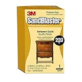 3M SandBlaster 9565 Large Between Coats Dual Angle Sanding Sponge, 2.5 in by 4.5 in by 1 in, 220-Gri
