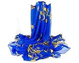 Emoyi エレガント 薄手 大判 花柄 ストール 【200㎝×150㎝】 スカーフ ショール 【各種カラー】 (QW-3)