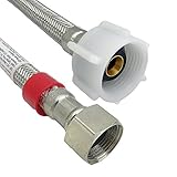 LASCO 10 – 1089 Fine Flare編組ステンレススチールトイレ供給線、1 / 2インチby Ballcock by 9-inch長