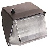 Sunlite 04931-SU WPS70HPS/PC 70-watt High Pressure Sodium Wall Pack Fixture with Photo Control Small