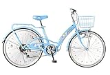 21Technology Emilia(エミリア)EM２２６ ２２インチ シマノ製６段変速 子供用自転車 (パステルブルー)