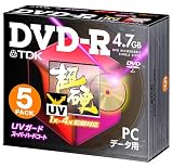 TDK 超硬UVガードDVD-R47HCX5G PC用1-4x 4.7GB5枚パック
