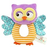 bobury Infant RattlesおもちゃHappy Monkey Handbells Cartoon Animal Rattles Baby Toys amzbobury19345