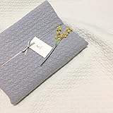クラウド柄 ベビーイブル 70×100 ウォッシュキルト (ライラックグレー) [並行輸入品]