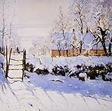 フローレン – モネビンテージアート – 印刷のMonet Painting The Magpie – タイル 12" ct_203680_4