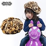 (マッドパイ)Mud Pie ベビー/キッズ ハット/帽子 362016 LEOPARD BERET レオパード 3 Age+and up(3才以上) [並行輸入品]
