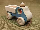 Handcrafted In Virginia Eco-Friendly Wood Toy Made With Non-Toxic Paint, Wooden Blue Toy Pickup With