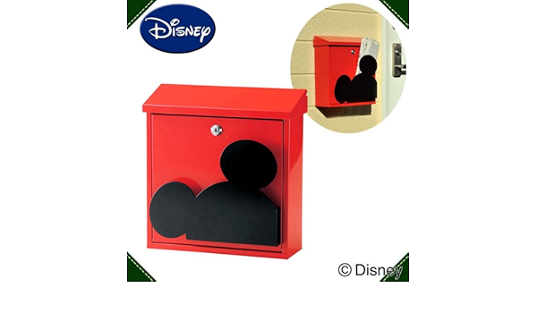 Amazon Disneyディズニー 壁掛けポスト ミッキー レッドsd0371rd 郵便受け メールボックス