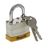 標準ラミネート加工南京錠1.5 "標準シャックル、Padlock Set With 2キー含ま EP740