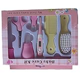 Nasbach　新生児　簡易介護道具セット　赤ちゃん　ベビー　ピンク&イェロー