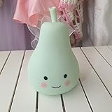 Alician Batteries Powered PVC子供Pear Shape LEDナイトライト赤ちゃん子供部屋ランプ点滅おもちゃ( ) Alician