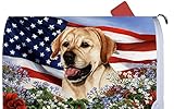 Yellow Labrador – Best of Breed愛国I Dog Breedメールボックスカバー