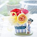 プリザーブドフラワー ギフト ディズニー プチ ミッキー ローズプリザ